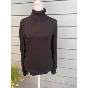 Calvin Klein Women‎ Size Medium Black Turtleneck Sweater
